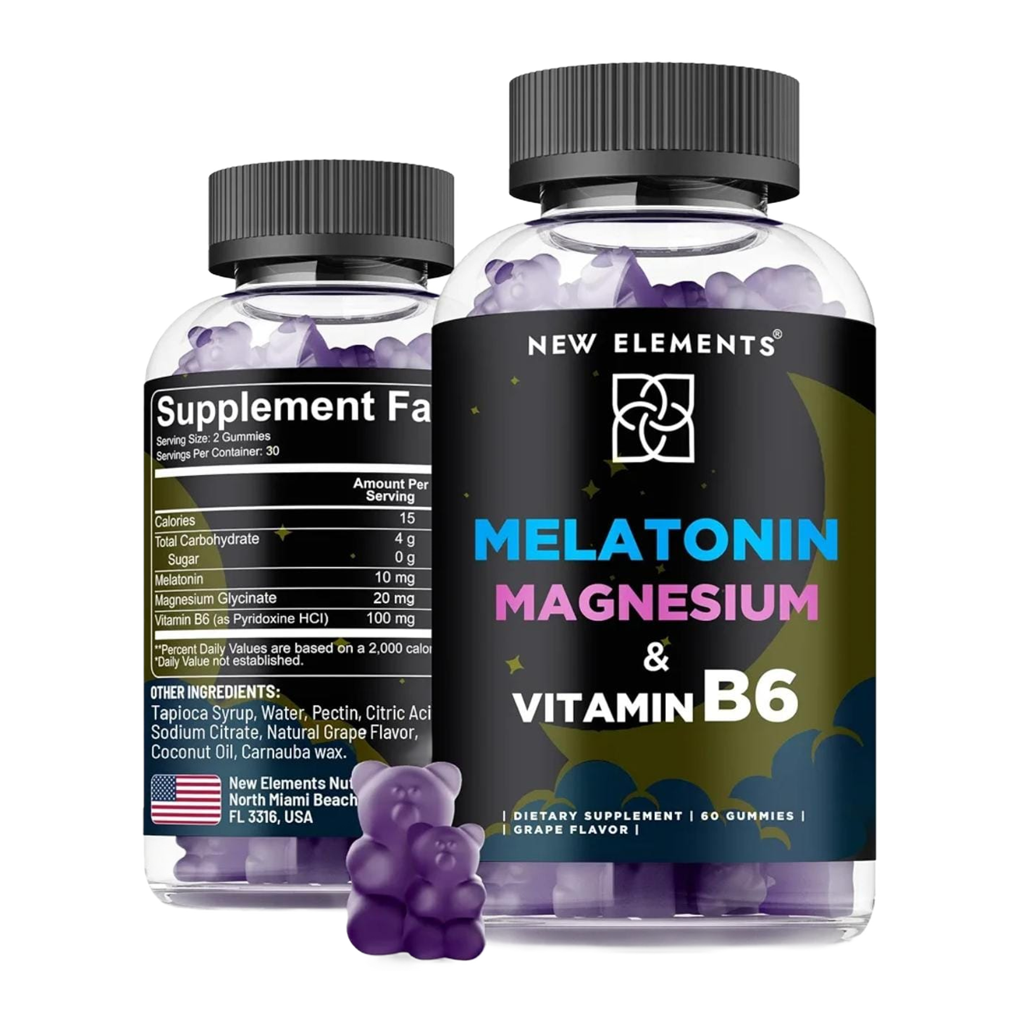 Melatonin magnesium & B6 gomitas